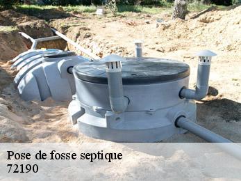 Pose de fosse septique  72190