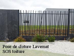 Pose de cloture  lavernat-72500 SOS toiture