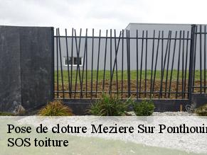 Pose de cloture  meziere-sur-ponthouin-72290 SOS toiture