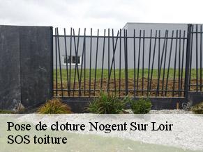 Pose de cloture  nogent-sur-loir-72500 SOS toiture